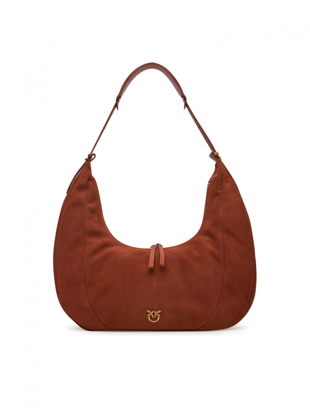 PINKO Kabelka Slouchy Hobo Big PE 25 PLTT 104295 A29N Hnědá